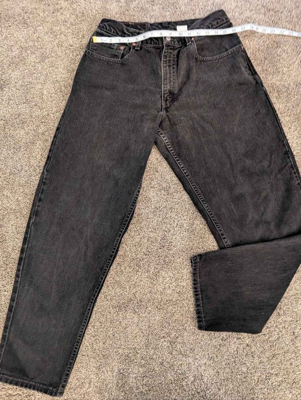 Levi's Men's 560 Black Loose Fit Tapered Leg Jeans 32 X 30